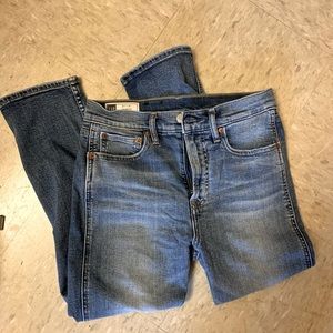 Gap High Rise Cigarette Jeans